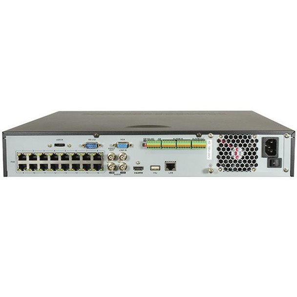 LTS LTN8832-P16 Enterprise 32 Channel Network Video Recorder - 1080P HDMI and VGA Output, 1.5U, Built in 16 PoE Switch, 4 SATA up to 32TB