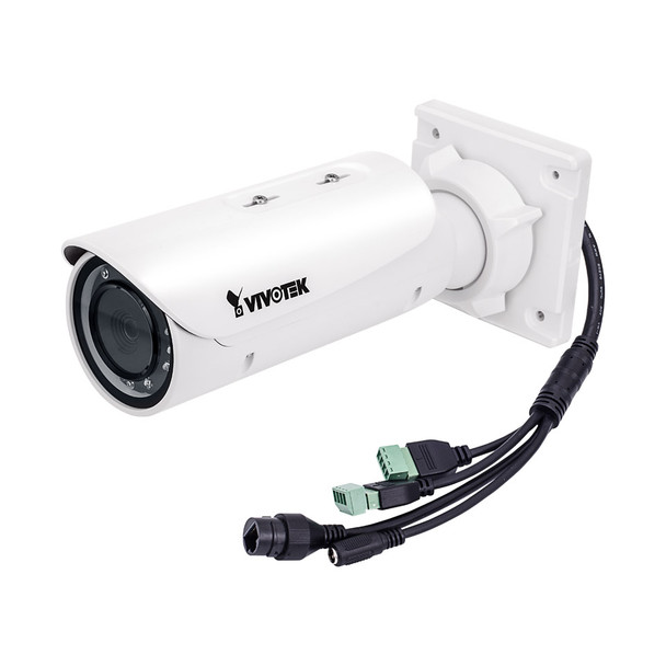 Vivotek IB836B-HT 2MP Full HD Bullet IP Security Camera - WDR & SNV, 2.8~12mm Varifocal, IP66 & IK10, 30fps @ 1920x1080