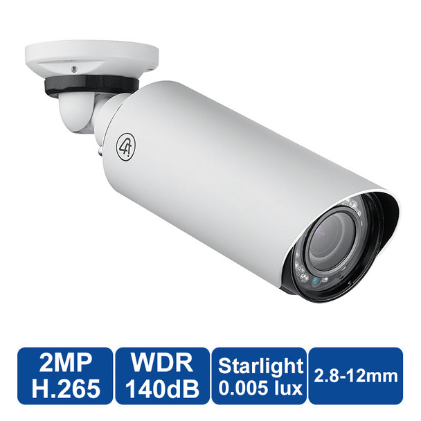Alphafinity I267 H265 2MP Starlight IR Mini Bullet IP Security Camera, Motorized 