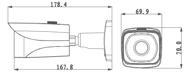 ipc hfw4800e dimension