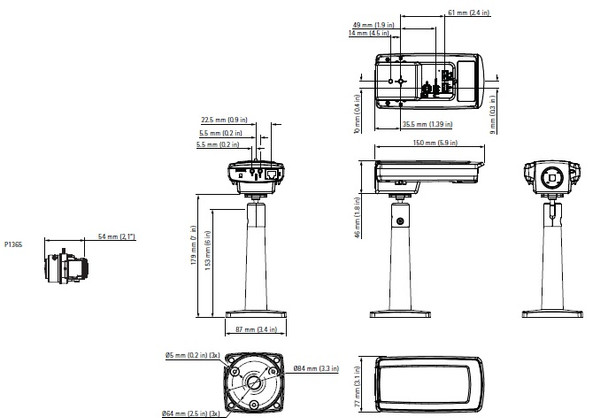 Axis P1365 Fixed IP Security Camera