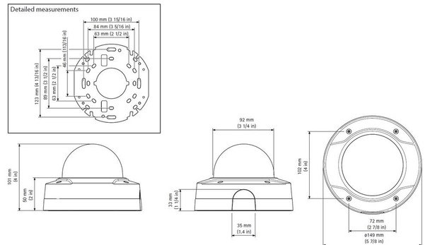 Axis P3224-LV IP Dome Indoor Security Camera