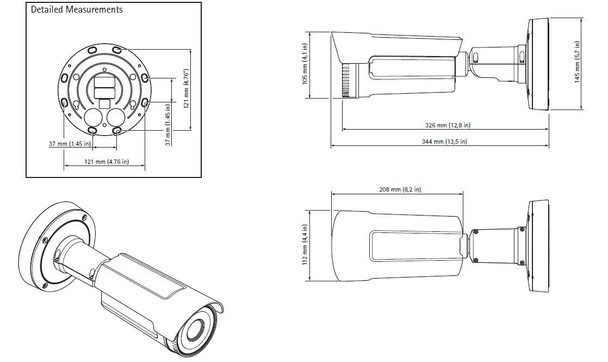 Axis Q1931-E Thermal Network Bullet Camera
