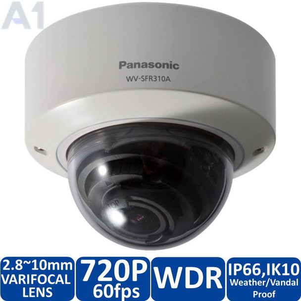 Panasonic WV-SFR310A IP Dome Security Camera