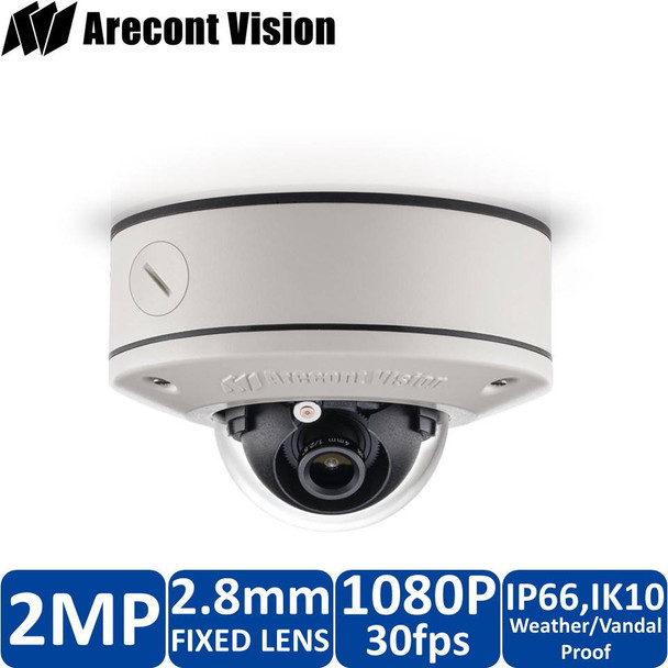 Arecont Vision AV2555DN-S 2MP Outdoor Dome IP Security Camera