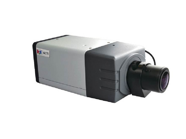 ACTi E24A 3MP Indoor/Outdoor Box IP Security Camera - Day/Night, 2.8~12mm Lens, Superior WDR, SD Card Slot