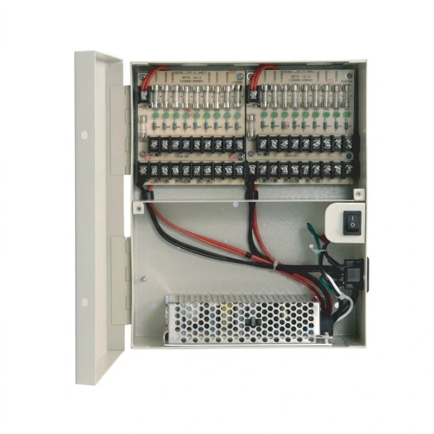 LTS DV-AT1210A-D10 18ch Power Supply - Fuse 12VDC, 10 Amp, Indoor Only - 3