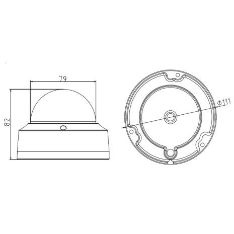 LTS Security CMIP7422-28M Dimension