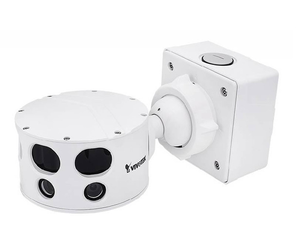 Vivotek MS8391-EV 4K Multiple Sensor Arctic IP Security Camera with 6mm Lens, WDR Pro