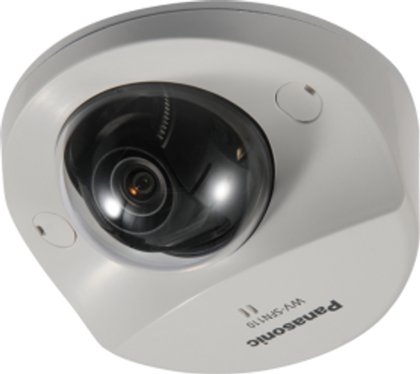 Panasonic WV-SFN110 Super Dynamic Dome IP Security Camera - 2.8mm Lens, 720p Full HD, Day/Night, WDR