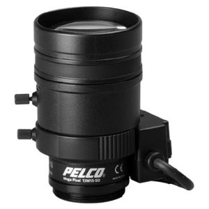 Pelco 13M15-50 15.0 - 50.0mm F/1.5 - 2.2 Varifocal Zoom Security Camera Lens - 1