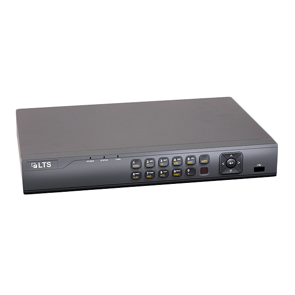LTS LTN8704T-HT 4+4 Channel Hybrid Network Video Recorder - Compact Case, Playback up to 4K, 1080P HDMI/VGA Video Output