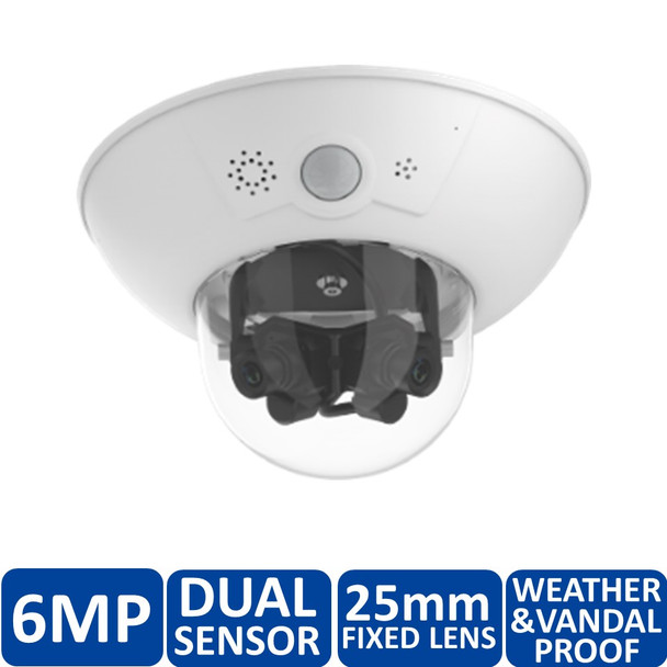 Mobotix MX-D15Di-Sec-DNight-D135N135-FIX-6MP-F1.8