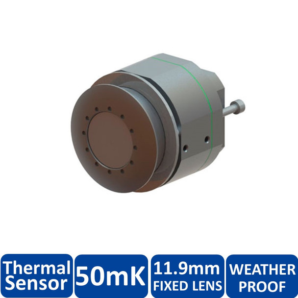 Mobotix MX-SM-Thermal-L65 FlexMount S15D Thermal Sensor Module - 11.9mm Fixed Lens, 50mK, 336 x 252 pixels, Germanium Lens, Weatherproof