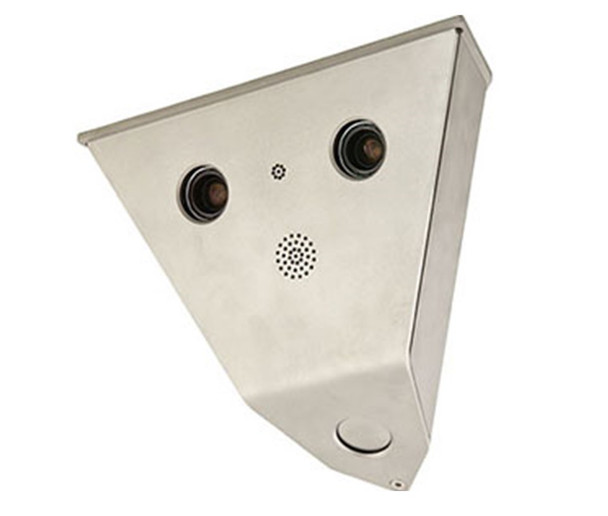 Mobotix MX-V15D-Sec-D43D43-6MP-F1.8 2x 6MP Vandalism V15 Indoor/Outdoor Network Corner Security Camera - 2x 7.9mm Fixed Lens, Day