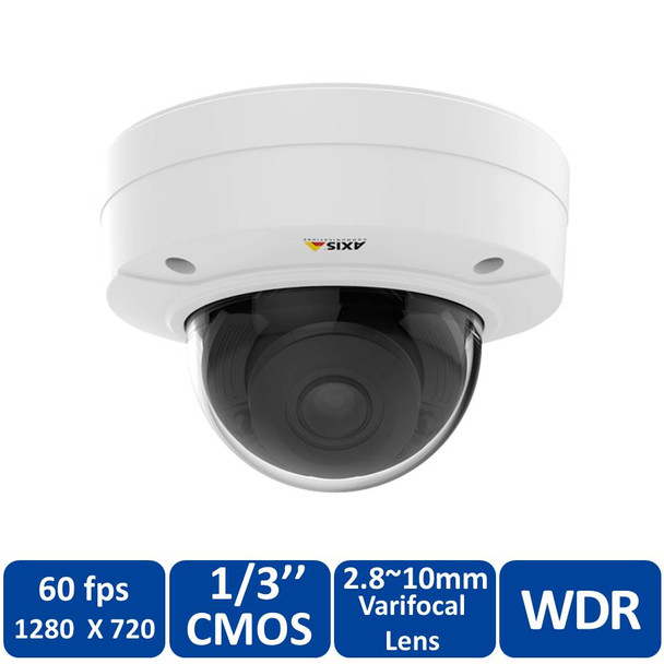 AXIS P3224-LV Mk II 1MP IR Indoor Dome IP Security Camera 0990-001