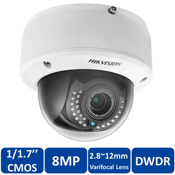 Hikvision DS-2CD4185F-IZ 4K 8MP Dome IP Security Camera