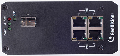 Geovision GV-POE0410-E 4-port Gigabit 802.3at PoE Switch