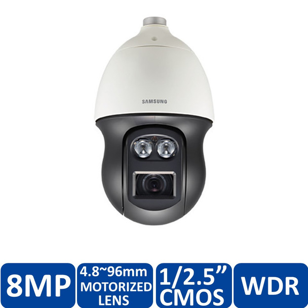Samsung PNP-9200RH 8MP 4K H.265 IR Outdoor PTZ IP Security Camera with 20x Optical Zoom - 2