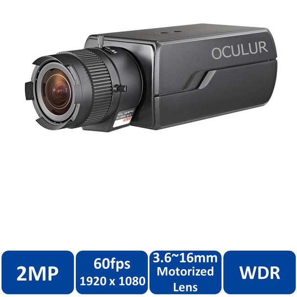 Oculur X2BL 2MP IR Ultra Low-light Indoor Box IP Security Camera