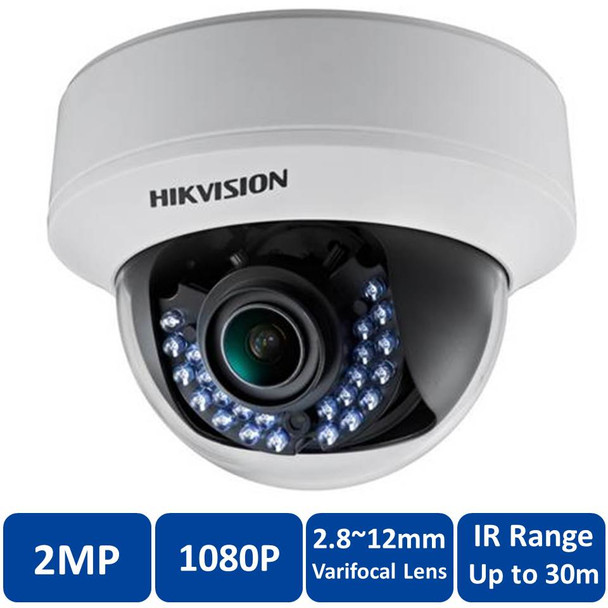 Hikvision DS-2CE56D1T-AVFIR 2MP Indoor IR Dome HD CCTV Security Camera