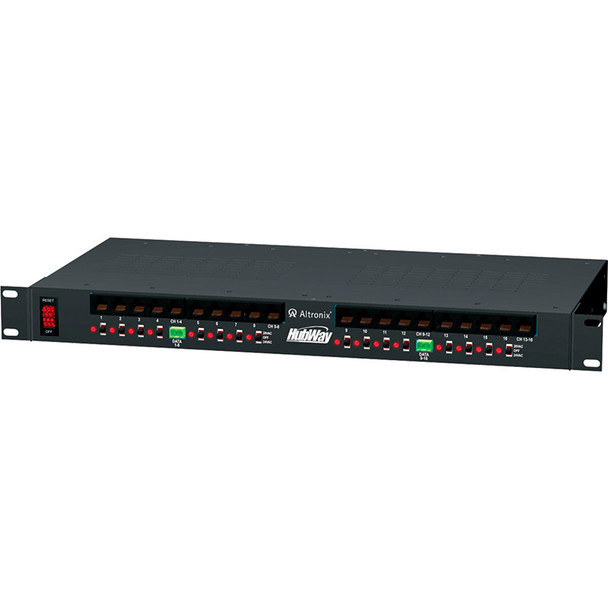 Altronix HUBWAY16D 16 Channel UTP Passive Transceiver Hub - 1