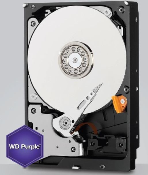 Western Digital Purple WD80PURX 8TB Surveillance SATA Hard Drive - 8TB, 5400RPM