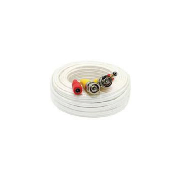 Oculur CP59-S100 100 feet Pre-made Power and Video HD-TVI Cable - White