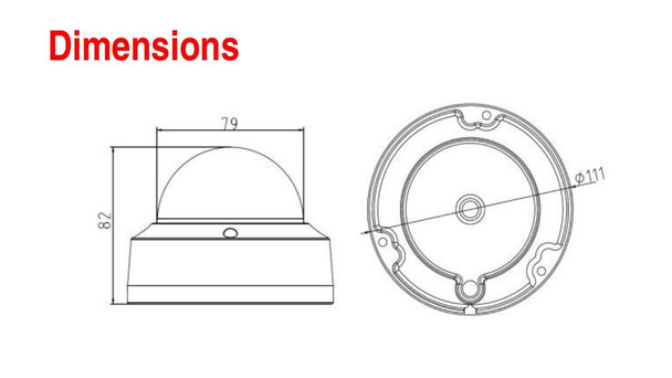 Hikvision DS-2CD2142FWD-IS-4MM 4MP Indoor/Outdoor Dome IP Security Camera