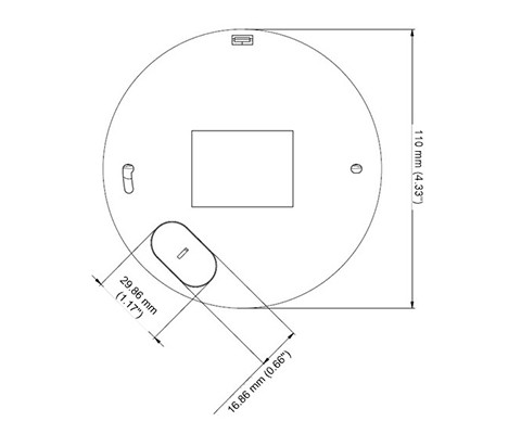 Geovision GV-MFD4700-2F 4MP IR H.265 Indoor Mini Dome IP Security Camera