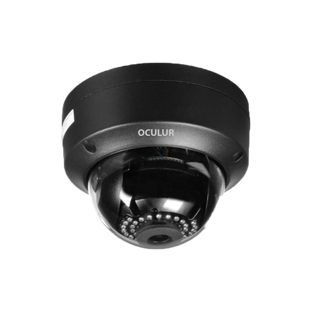Oculur X4DFB 4.1MP Fixed Outdoor Dome IP Security Camera - Black