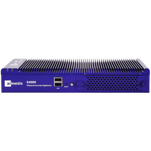 Senstar AIM-E4000 Fanless physical security appliance (PSA) with 2 Symphony Standard licenses - No Storage