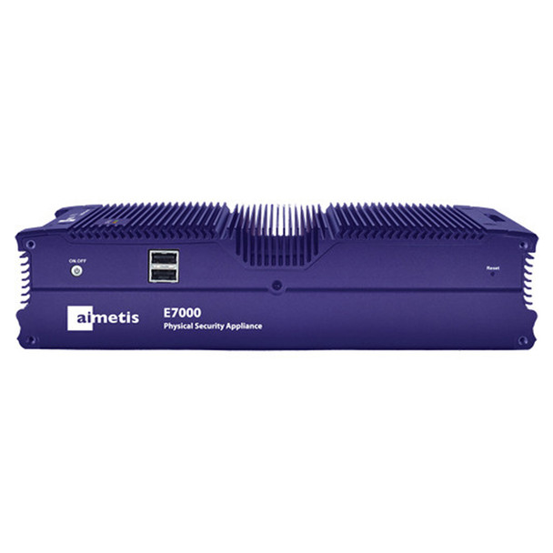 Senstar AIM-E7040A Fanless physical security appliance (PSA) with 14 Symphony Standard and 2 Enterprise licenses - 4TB Storage - 1