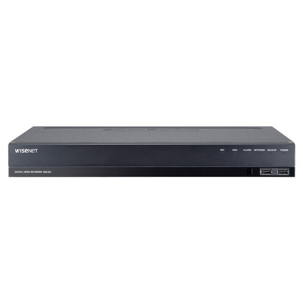 Samsung HRD-841-2TB 8 Channel 4MP Analog HD DVR Digital Video Recorder - 2TB HDD included