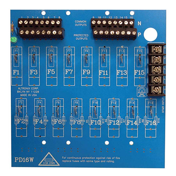 Altronix PD16WCB 16 Output Power Distribution Module - 1
