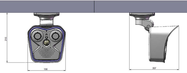 Mobotix MX-M16B AllroundDual Body, For M16 Sensor Modules (Day/Night)