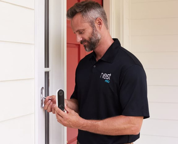 Nest NC5100US Hello Video Doorbell with Wireless Security Camera