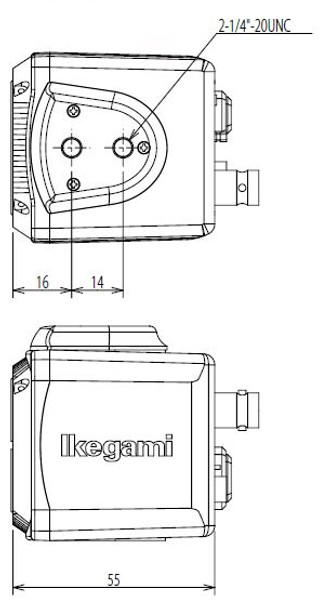 Ikegami ISD-A15-TDN 525TVL Hyper-Dynamic Compact Cube CCTV Analog Security Camera