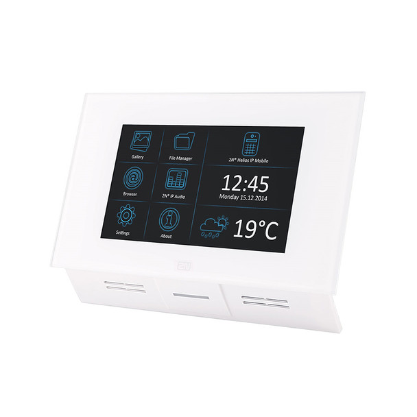 2N 01417-001 Indoor Touch PoE Display Panel, White