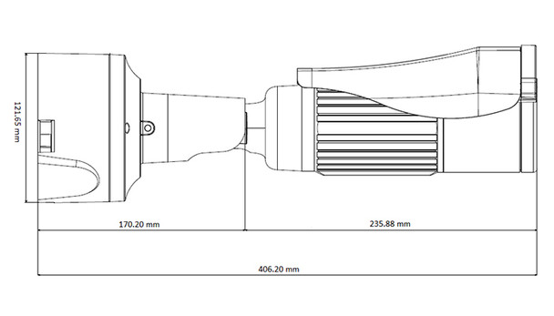 Geovision GV-BL4713 4MP IR H.265 Outdoor Bullet IP Security Camera