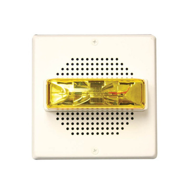 Bosch E70A-24MCC-NW Multi-Candela Speaker Strobe with Amber Lens - 1