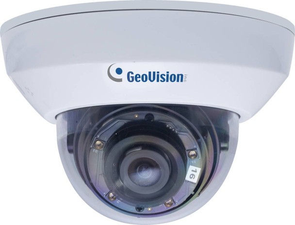 Geovision GV-MFD2700-0F 2MP IR H.265 Indoor Dome IP Security Camera - 2.8mm Fixed Lens