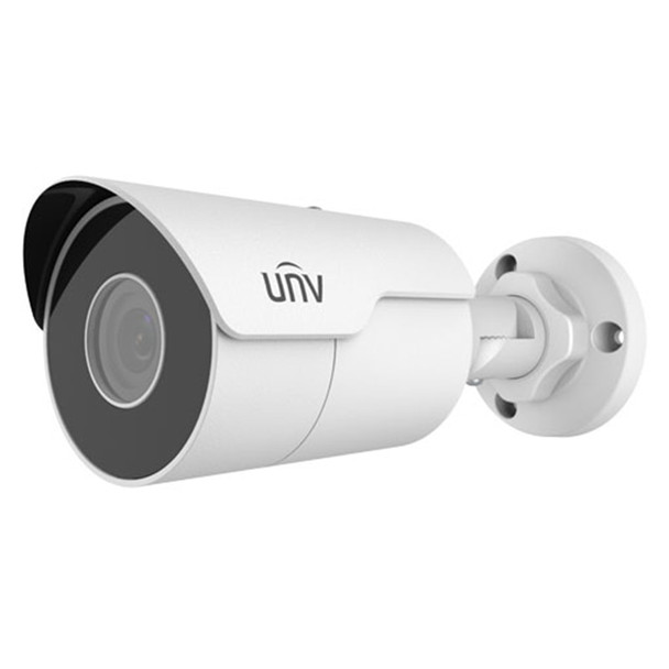 Uniview IPC2128SR3-DPF60 8MP IR Ultra 265 Outdoor Mini Bullet IP Security Camera with 6mm Fixed Lens