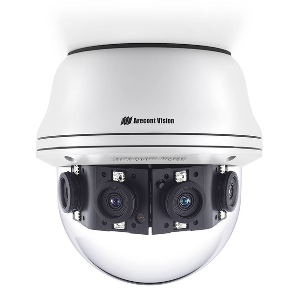 Arecont Vision AV08CPD-118 8MP 4K IR H.265 Outdoor Dome IP Security Camera - Multi-sensor - 1
