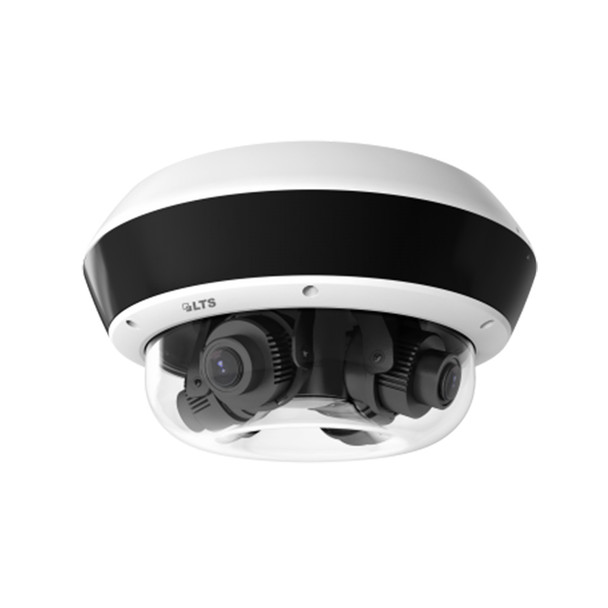 5 Megapixel InfraRed for Night Vision Outdoor Multi-sensor Network (IP) Security Camera, H.265 Plus Compression, Weatherproof, SD Card Support, 2.8~12mm Motorized (Automatic Zoom) Lens, CMIP7553W4-SZ