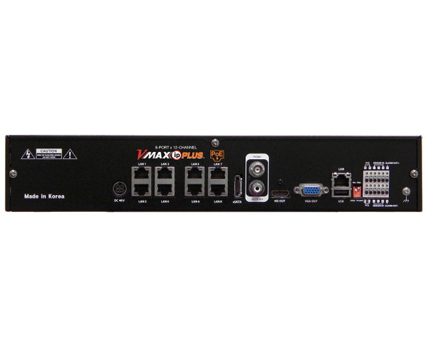 Digital Watchdog DW-VP122T8P 8 Channel PoE Network Video Recorder with 2TB HDD included - 3