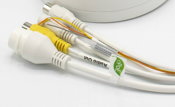 Dahua N44CL53 4MP IR H.265+ ePoE Outdoor Dome IP Security Camera with 3.6mm Fixed Lens