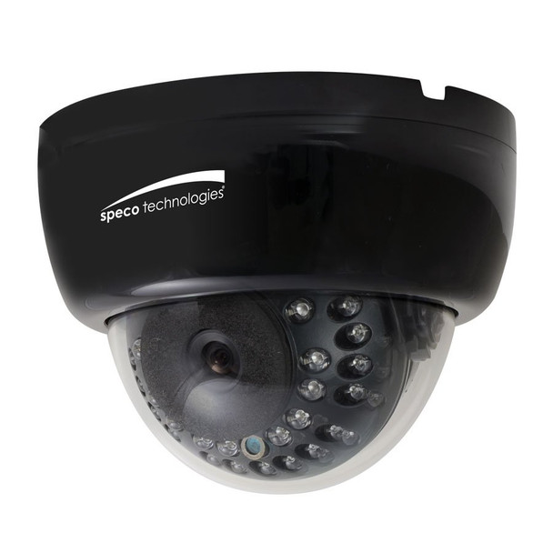 Speco HLED33D1B 700TVL IR Indoor Dome CCTV Analog Security Camera
