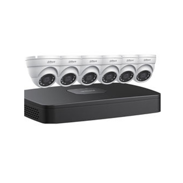 Dahua N484E62 6x Camera 4MP Network Security System