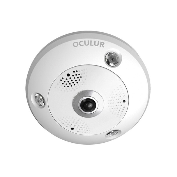 Oculur X12FE 12MP 4K IR Panoramic Outdoor Fish Eye IP Security Camera - Built-in Mic & Speaker